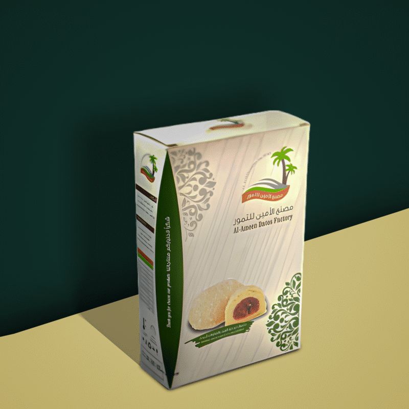 معمول تمر بالشوكولاتة البيضاء